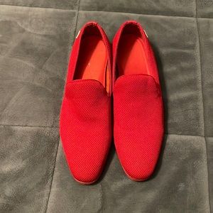 Red dress shoes